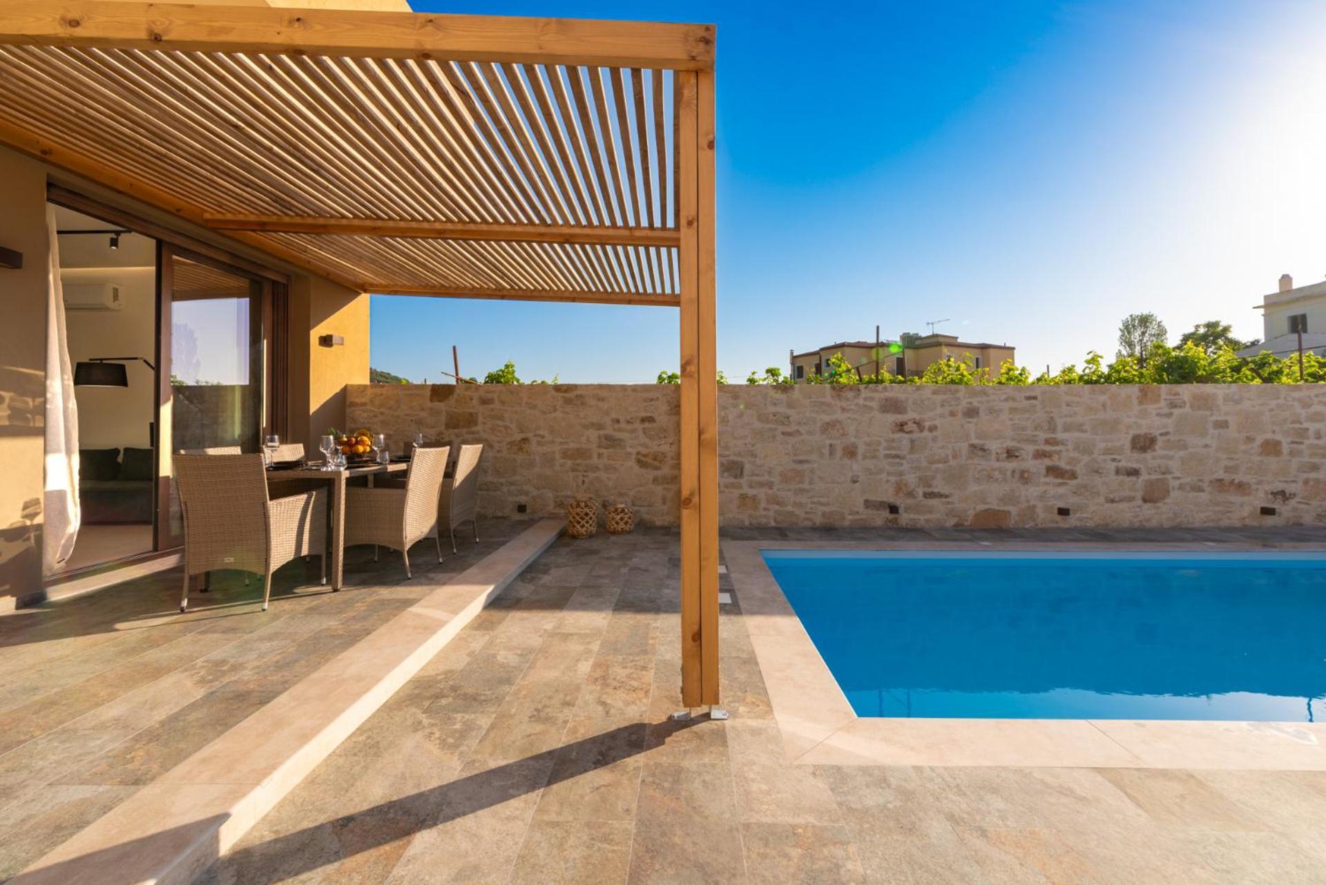 Irisma Luxury Villa With Private Pool Archanes Extérieur photo