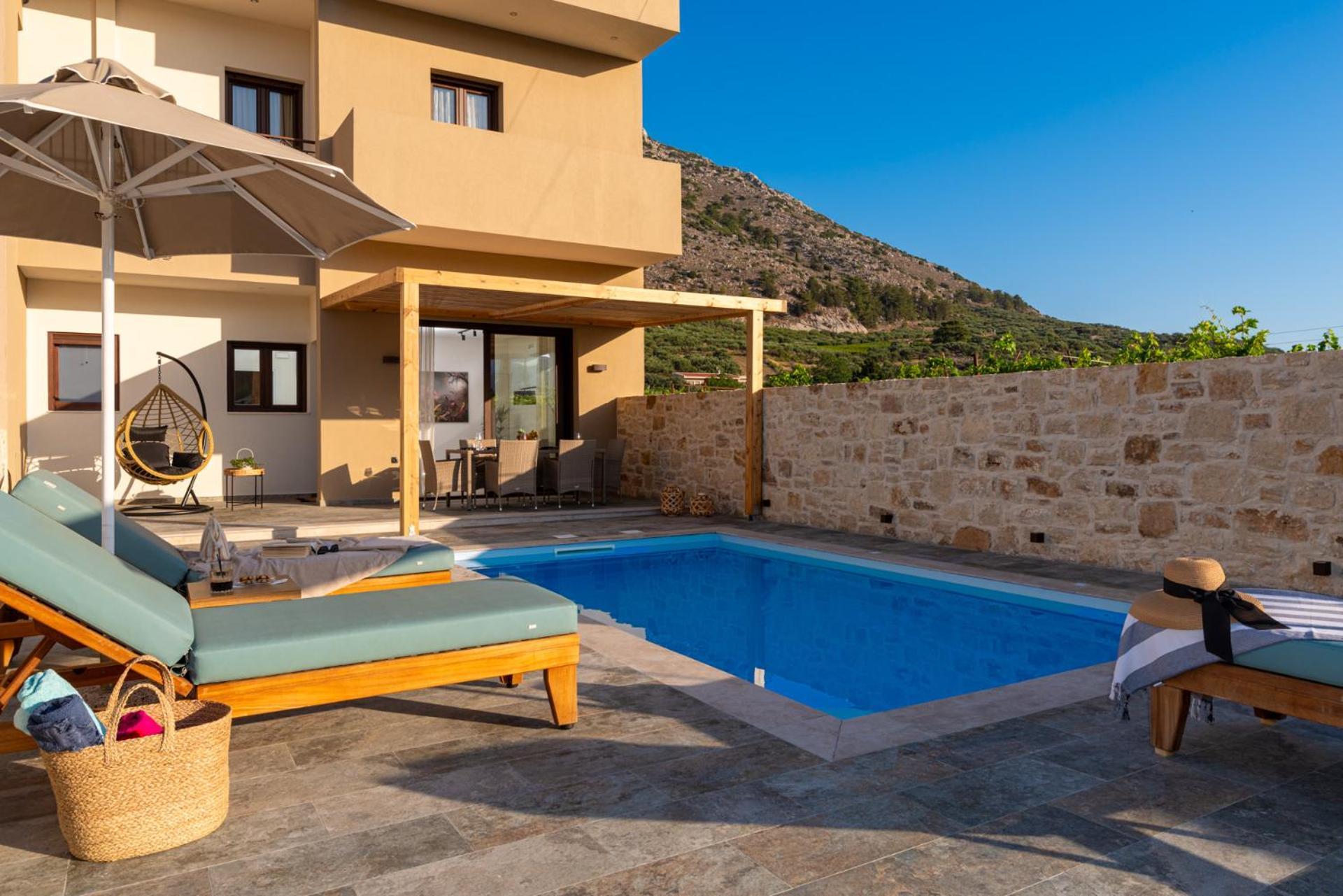 Irisma Luxury Villa With Private Pool Archanes Extérieur photo